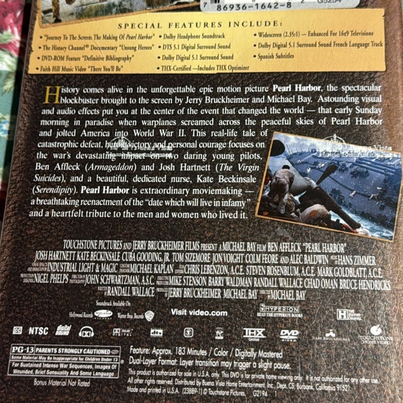 PEARL HARBOR! TORA! TORA! TORA! Two DVD’s 📀 Unopened, new. Two movies action 💫 - Picture 7 of 8